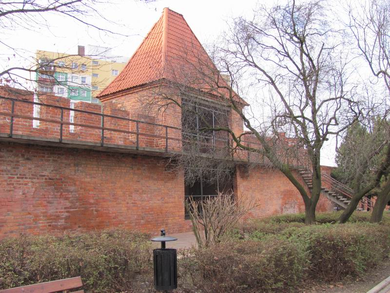 Zamek Głogów Mury miejskie