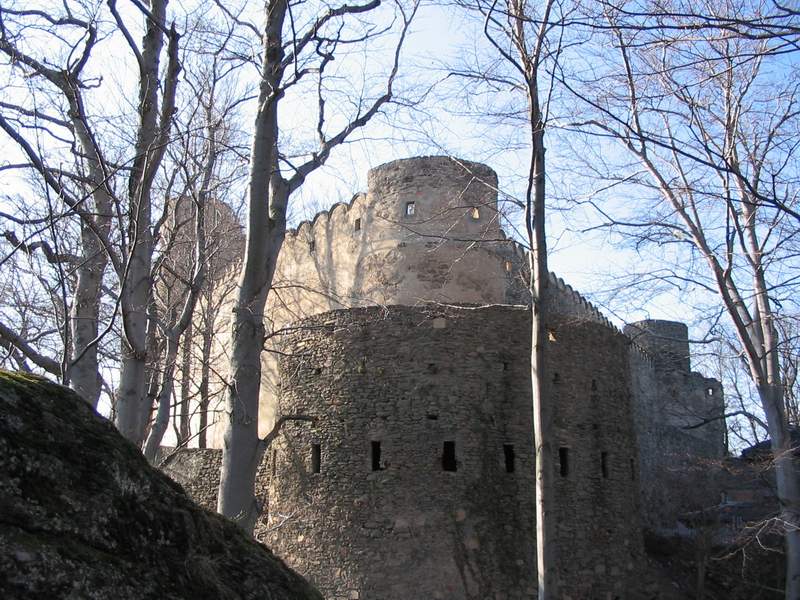 Zamek Sobieszów (Chojnik) Widok z tyłu