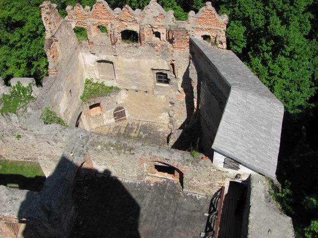 Zamek Zagórze Śląskie Widok z wieży