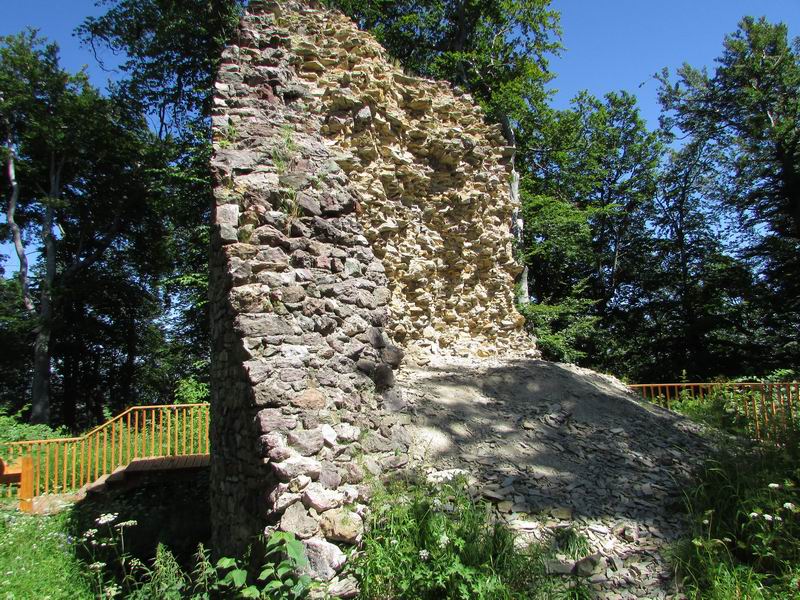 Zamek Homole Pozostałości zamku