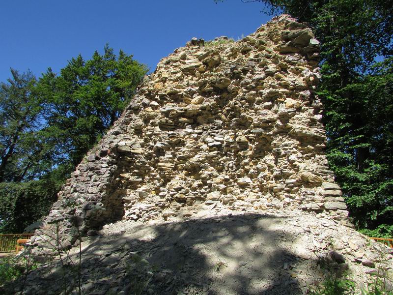 Zamek Homole Pozostałości zamku