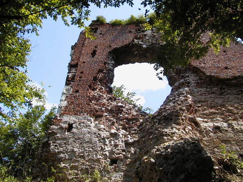Zamek Bochotnica Resztki murów