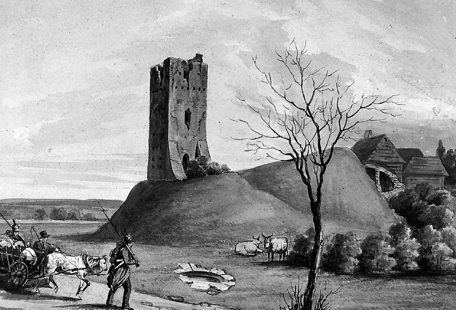 Zamek Stołpie Wieża w XIX wieku