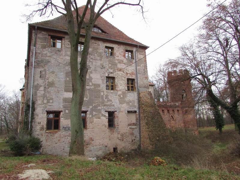Zamek Broniszów Widok od strony zachodniej