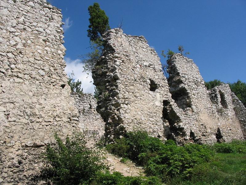 Zamek Bydlin Ściana