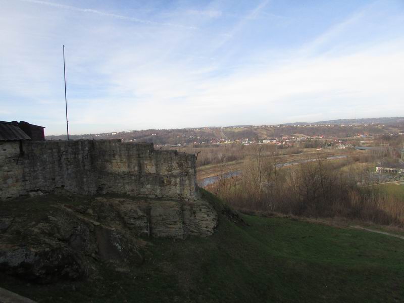 Zamek Dobczyce Mury zamkowe