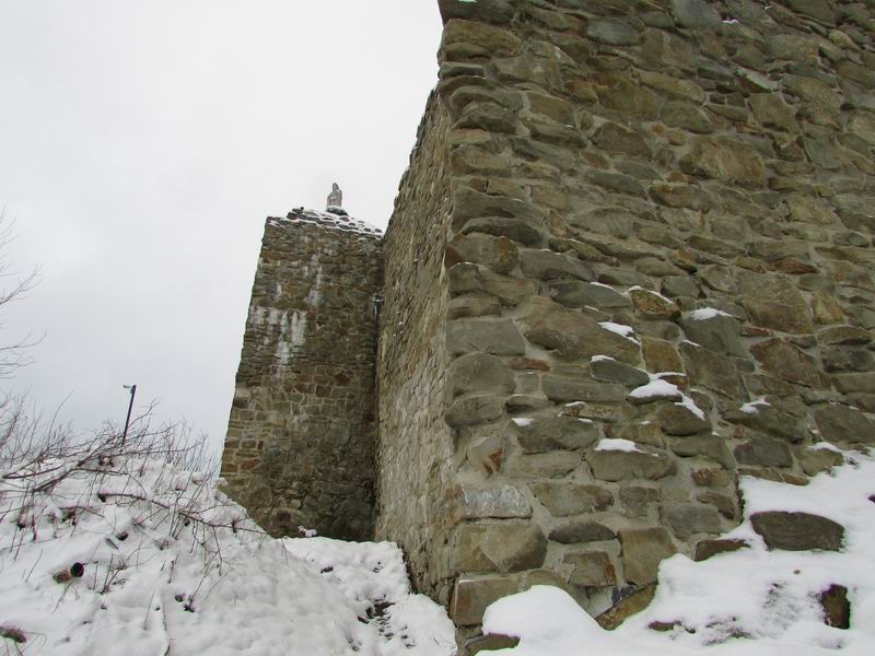 Zamek Muszyna Widok od strony wschodniej