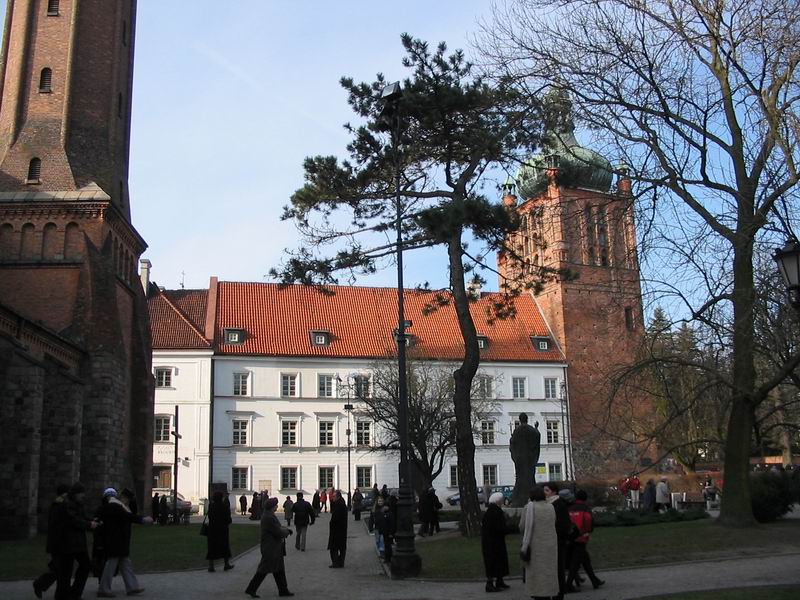 Zamek Płock Widok od strony katedry