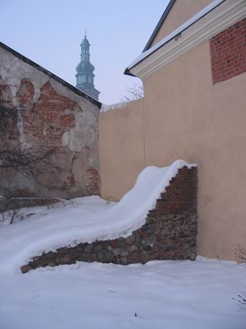 Zamek Radom Pozostałości murów