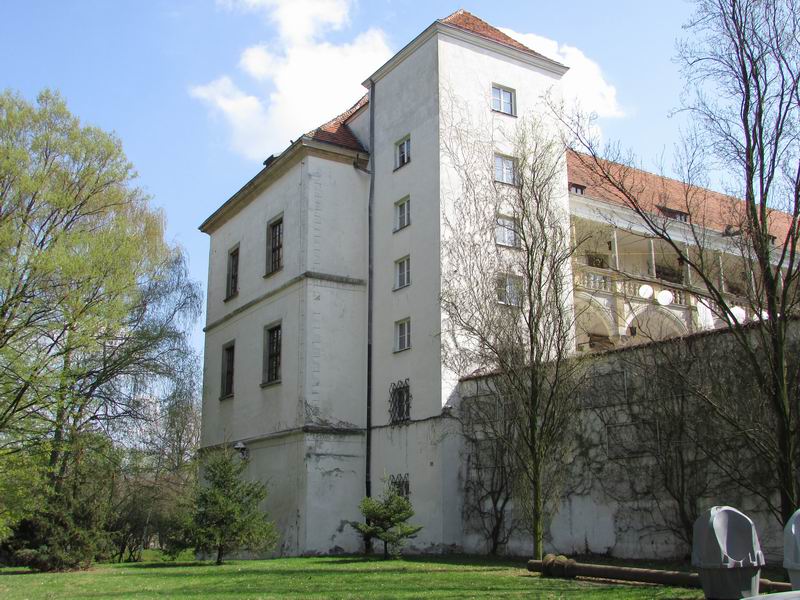 Zamek Brzeg Zamek Piastów Śląskich - strona zachodnia