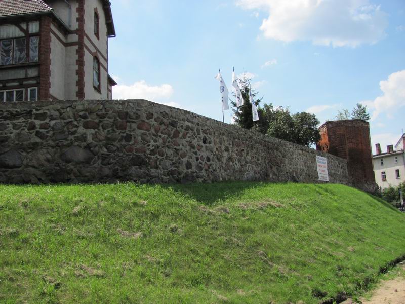 Zamek Sztum Fragment murów
