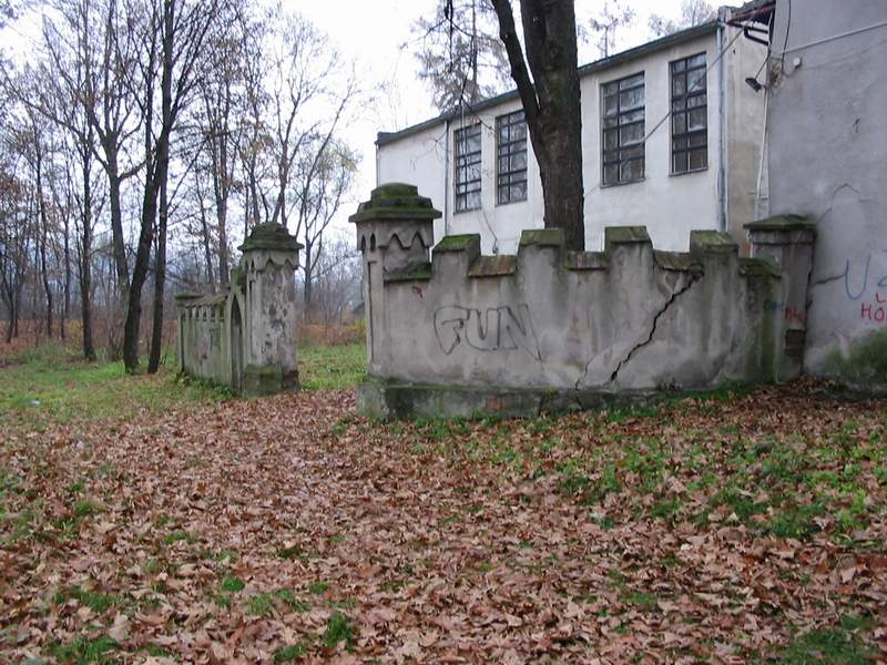 Zamek Łodygowice Mur