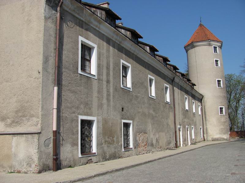 Zamek Pasłęk Strona wschodnia zamku