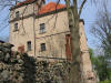 Płoty zamek von der Ostenów Widok z boku